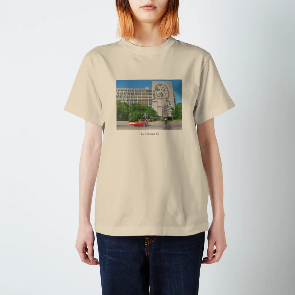 旅ごころのLa Habana 01 / チェ・ゲバラ Regular Fit T-Shirt