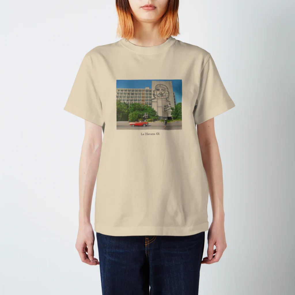 旅ごころのLa Habana 01 / チェ・ゲバラ スタンダードTシャツ