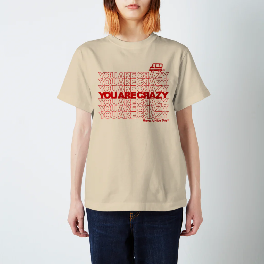 クレイジーチッパカンパニーのYOU ARE CRAZY Regular Fit T-Shirt