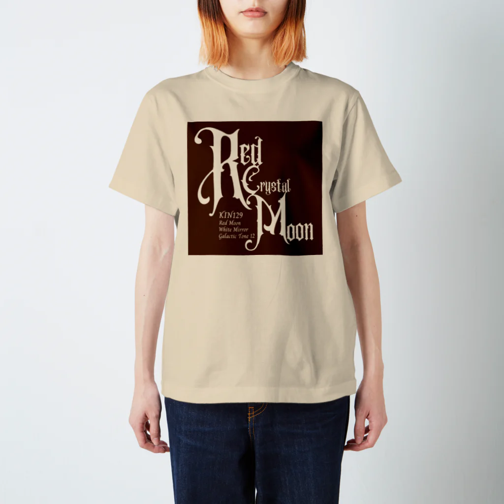 マヤ暦★銀河の署名★オンラインショップのKIN129赤い水晶の月 Regular Fit T-Shirt