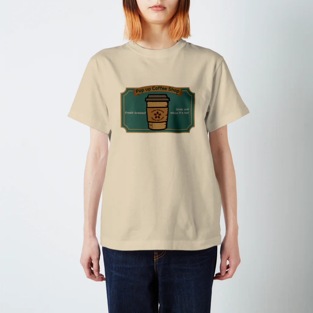 Gecko'sのPop up coffee shop Regular Fit T-Shirt