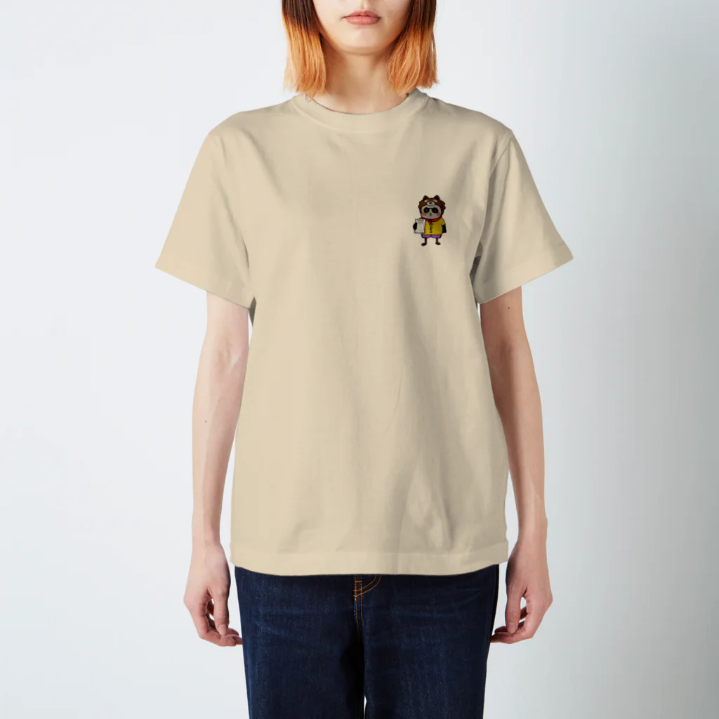 狼旅団オフィシャルＳＨＯＰの狼旅団10周年記念Tシャツ（黒文字バージョン） スタンダードTシャツ