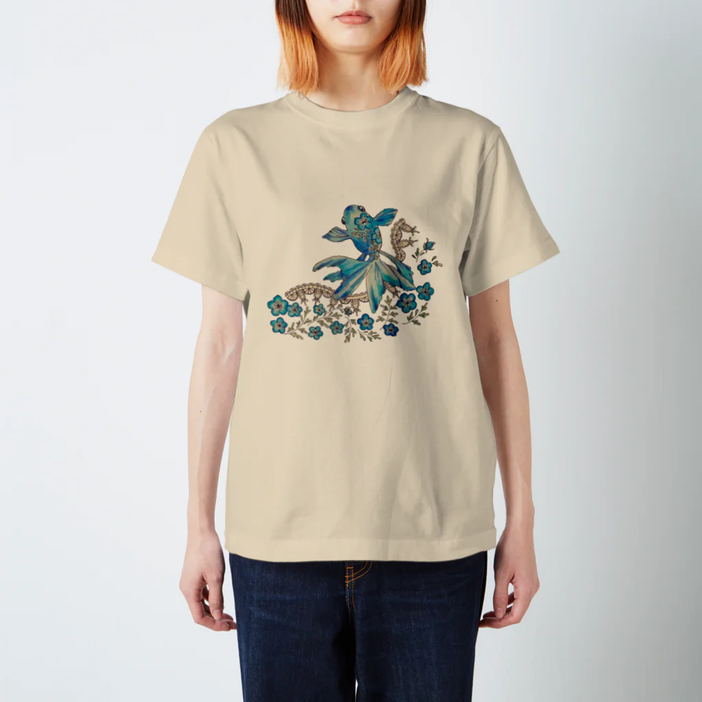 小物語-KoMoNoGaTaRi-の金魚畑 スタンダードTシャツ