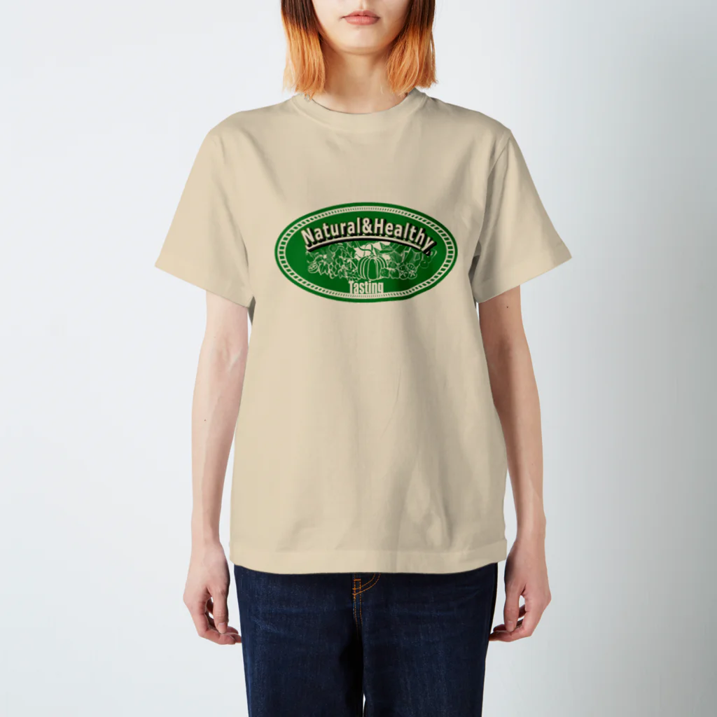 上野千賀子（ちかねえ）試食販売員SHOPのナチュラル＆ヘルシー スタンダードTシャツ