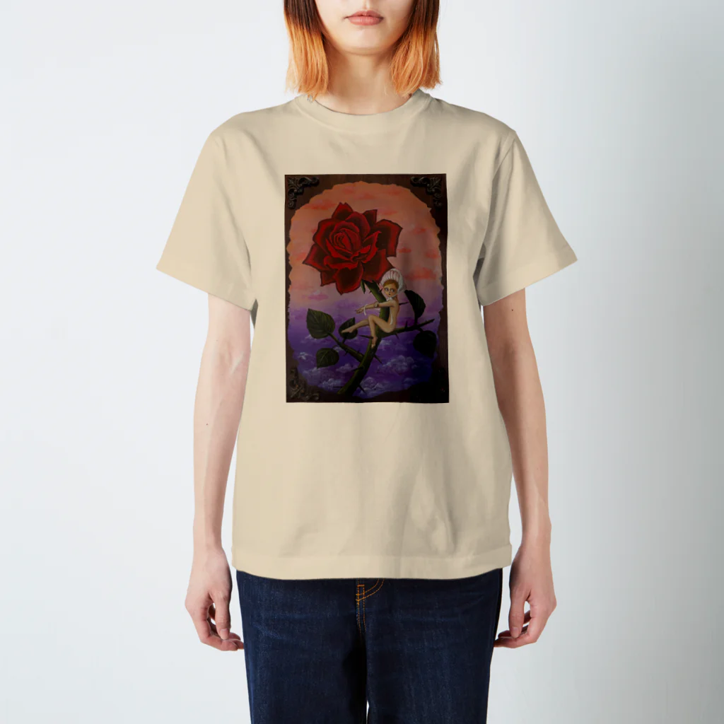 Marin Maysのジャックと薔薇の木 Regular Fit T-Shirt