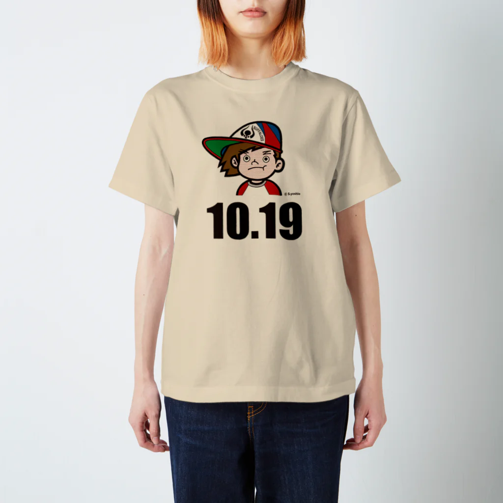 バッファ君  goods【近鉄バファローズ／1976-1996】の【10.19】次世代に伝承！-B スタンダードTシャツ