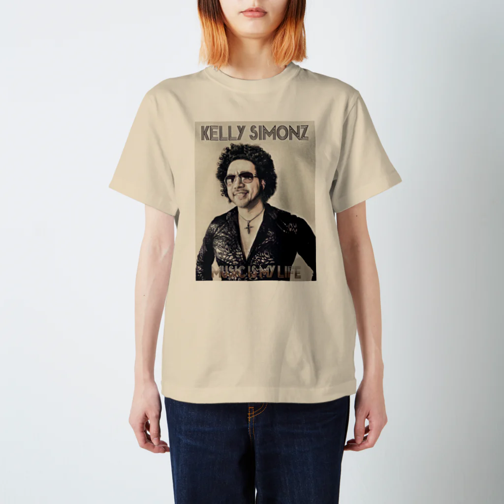 Kelly SIMONZの『MUSIC OF LIFE』 Regular Fit T-Shirt
