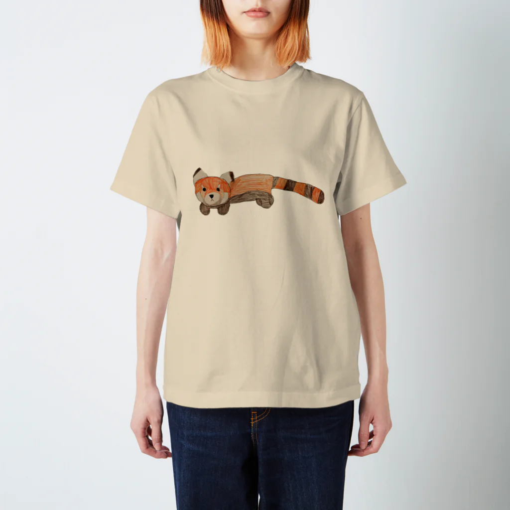 稲藁商店の小熊貓＜レッサーパンダ＞ スタンダードTシャツ