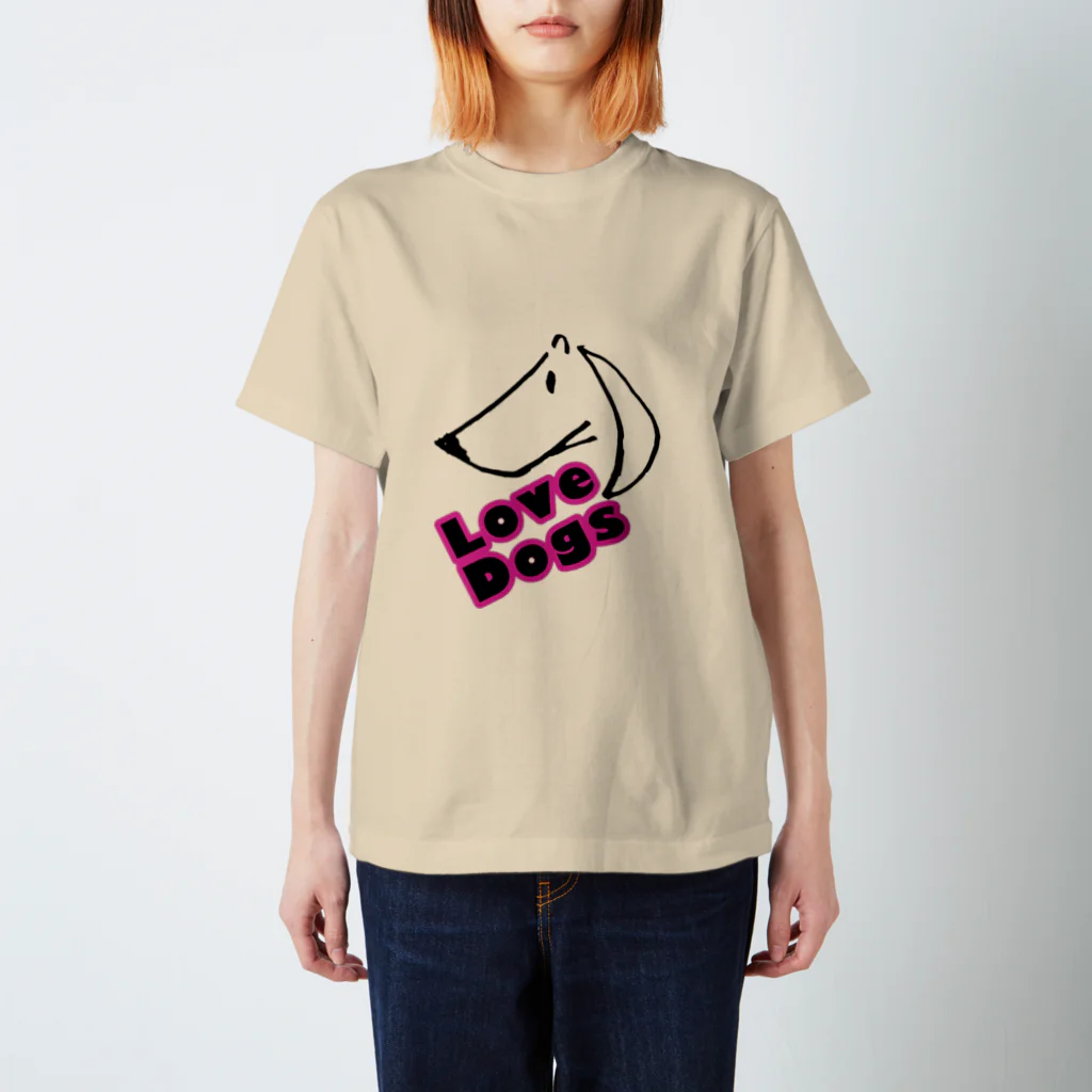 マースィーツのLove Dogs ロゴ Regular Fit T-Shirt