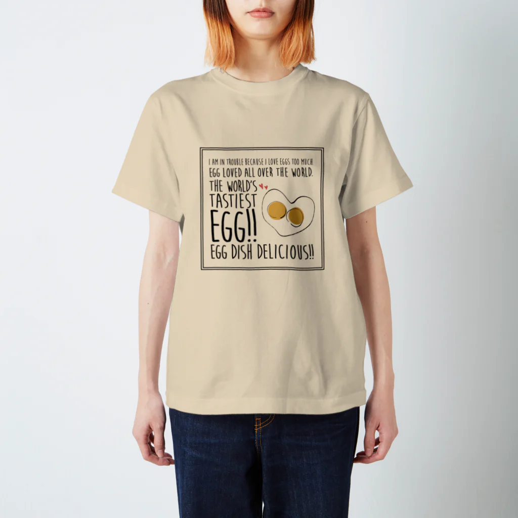 EGG MORE!!のEGG BELIEVER スタンダードTシャツ