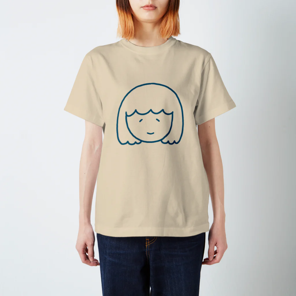 廣瀬百千のももちT(青) スタンダードTシャツ