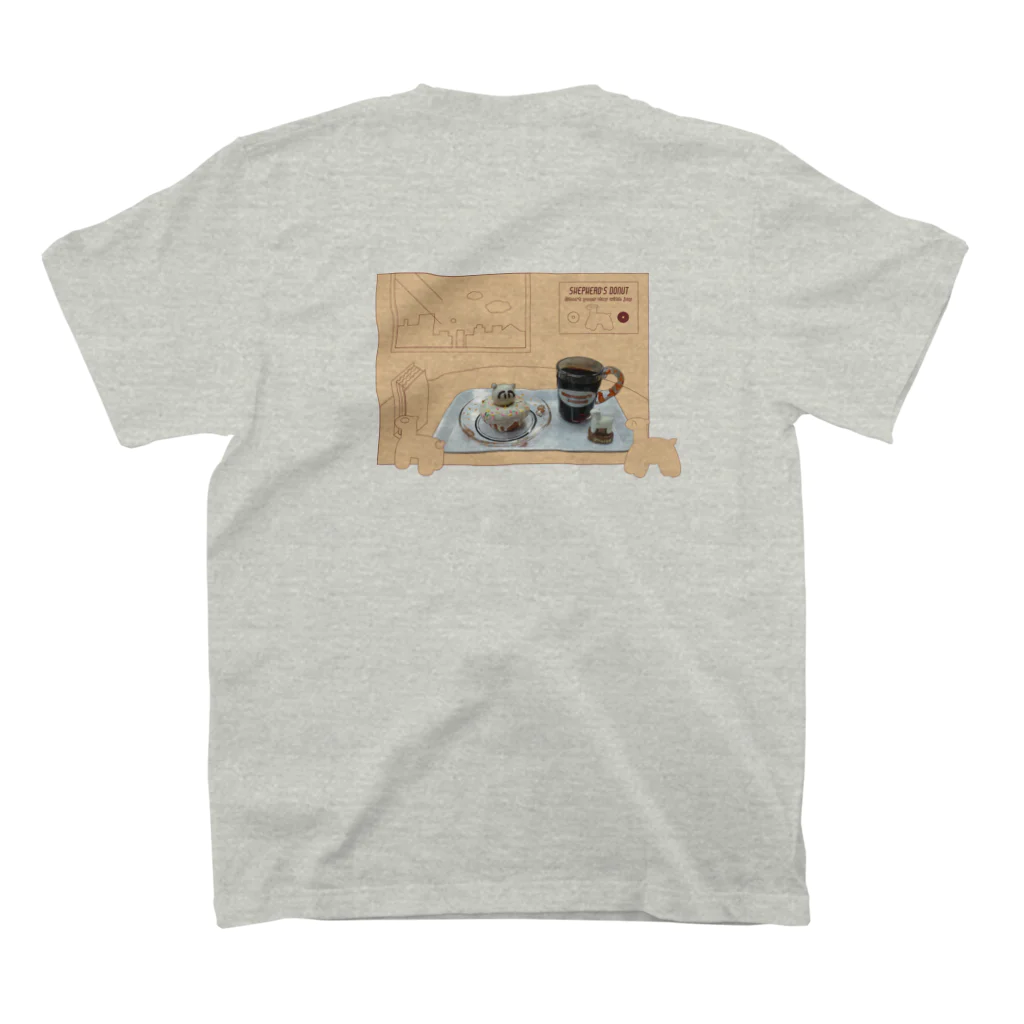 Delighted SheepのSHEPHERD'S DONUT Tshirt スタンダードTシャツの裏面