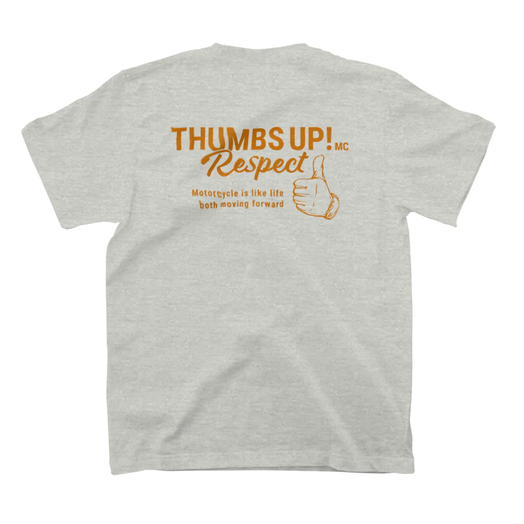 Thumbs Up!mc Official StoreのThumbsUp!MC Respect Regular Fit T-Shirtの裏面