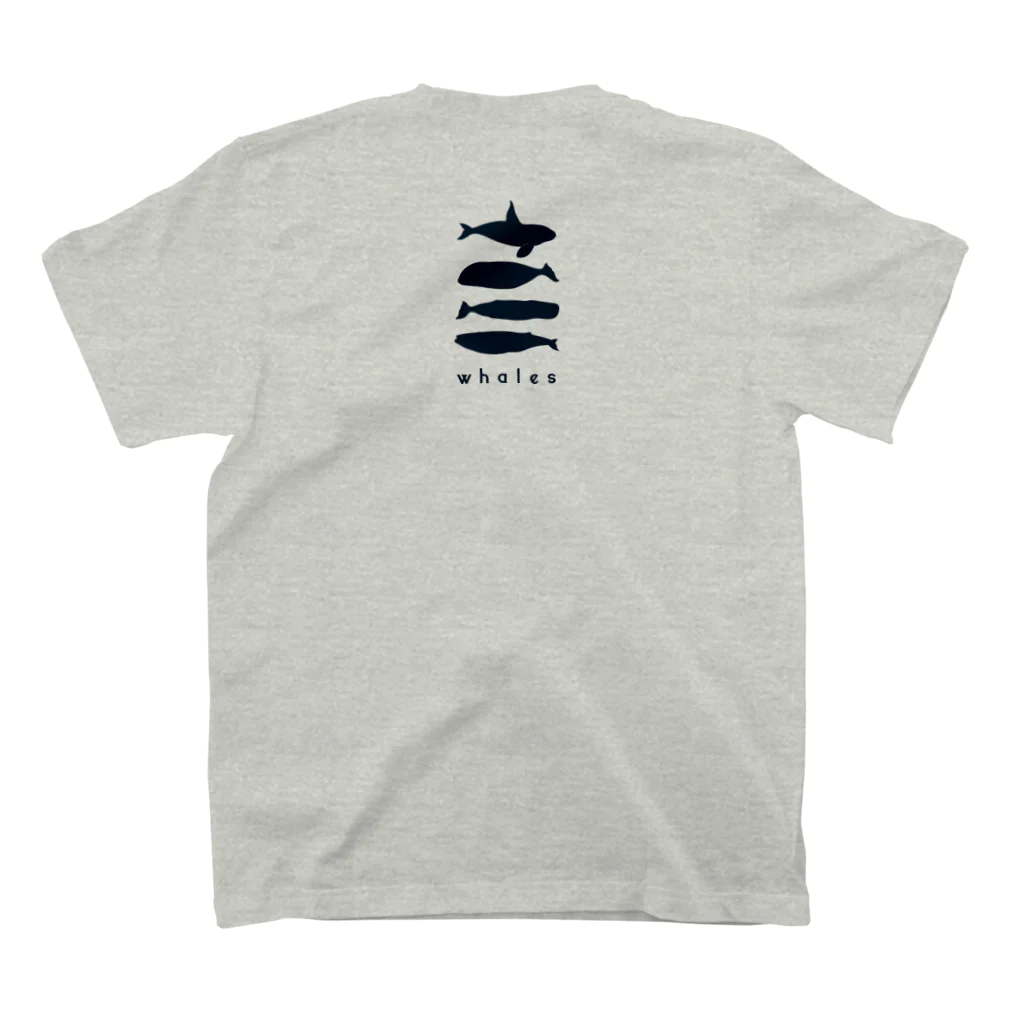 ななめやのwhalebone スタンダードTシャツの裏面