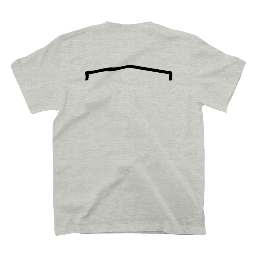 pepabo_colormeのロゴ（black） Regular Fit T-Shirtの裏面