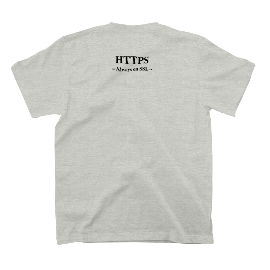 インターネットの常時SSL Regular Fit T-Shirtの裏面