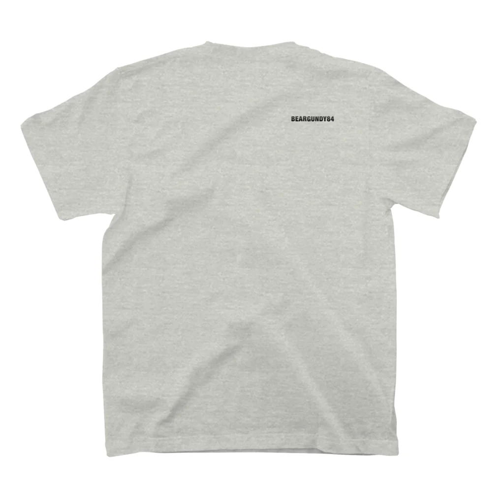 BEARGUNDYの巨 Regular Fit T-Shirtの裏面