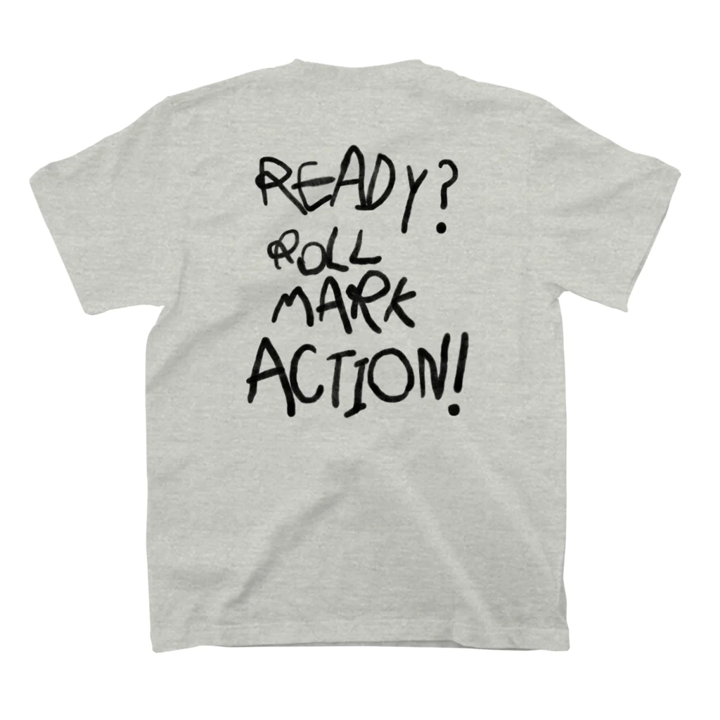 Astro(ムット)のREADY? ACTION!(フルサイズver.) Regular Fit T-Shirtの裏面