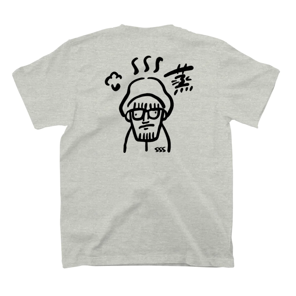 橋本さんの「サウナフルネスのススメ」の蒸瞑想グッズ_typeC スタンダードTシャツの裏面