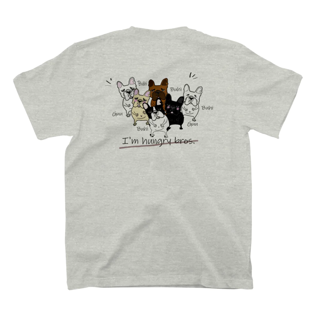 sabobuhiのI'mHungryBros スタンダードTシャツの裏面