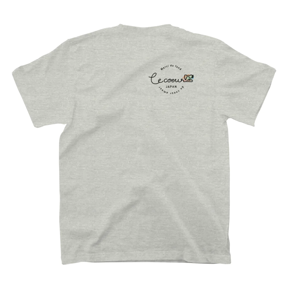 “  ココロこめて556  “公式ストアの限定枚数【Le coeur】 LOGO GOODS Regular Fit T-Shirtの裏面