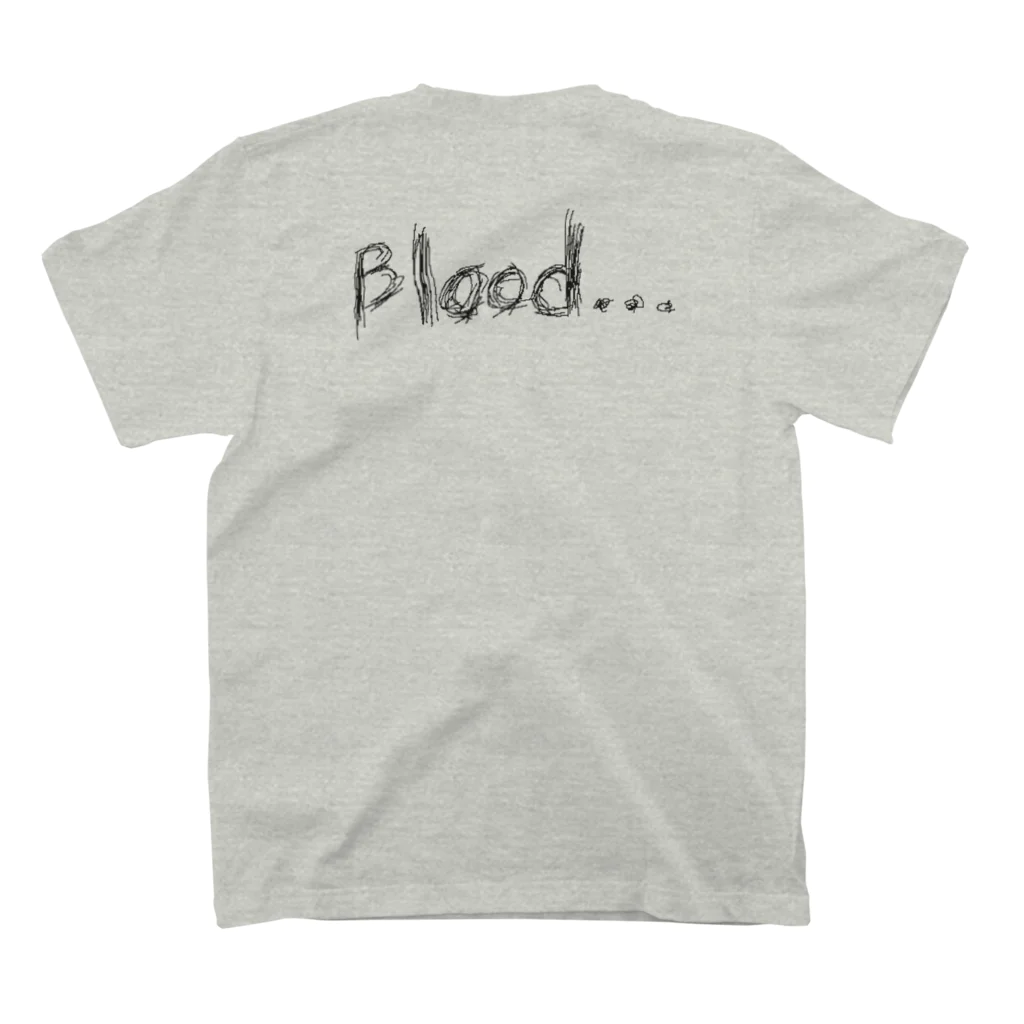 のりこのBlood... Regular Fit T-Shirtの裏面