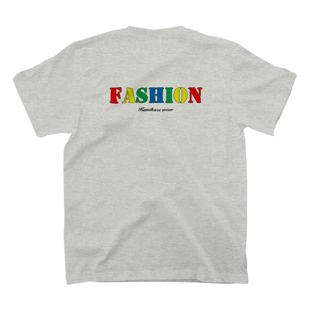 カミカゼウェアの『FASHION』 Regular Fit T-Shirtの裏面
