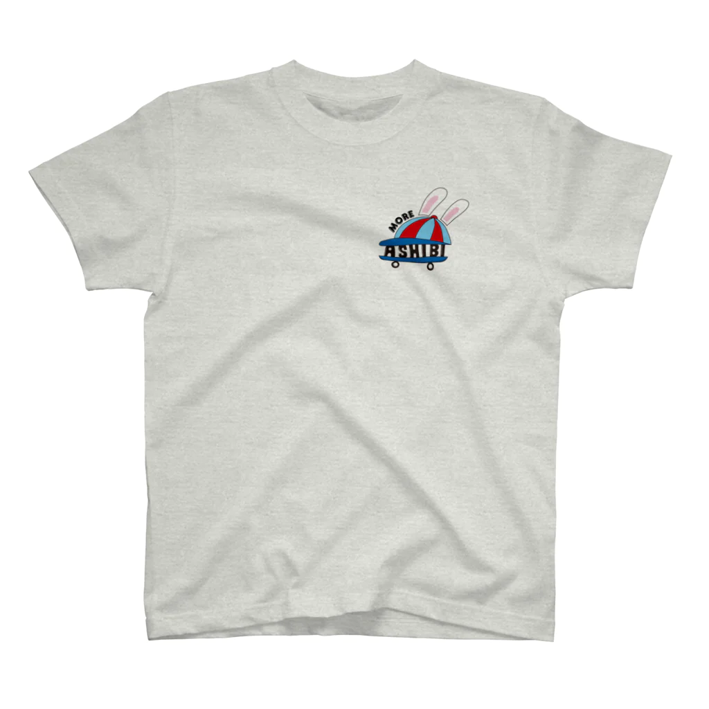 ASIBI-OkinawaのASIBI グレー スタンダードTシャツ