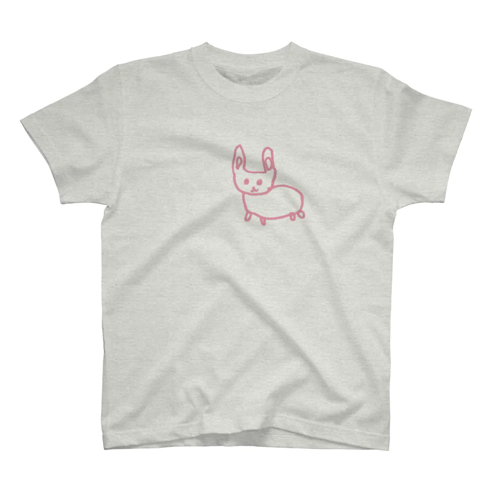 百姓一揆のふくしゅのいがりさん・うさぎ① スタンダードTシャツ