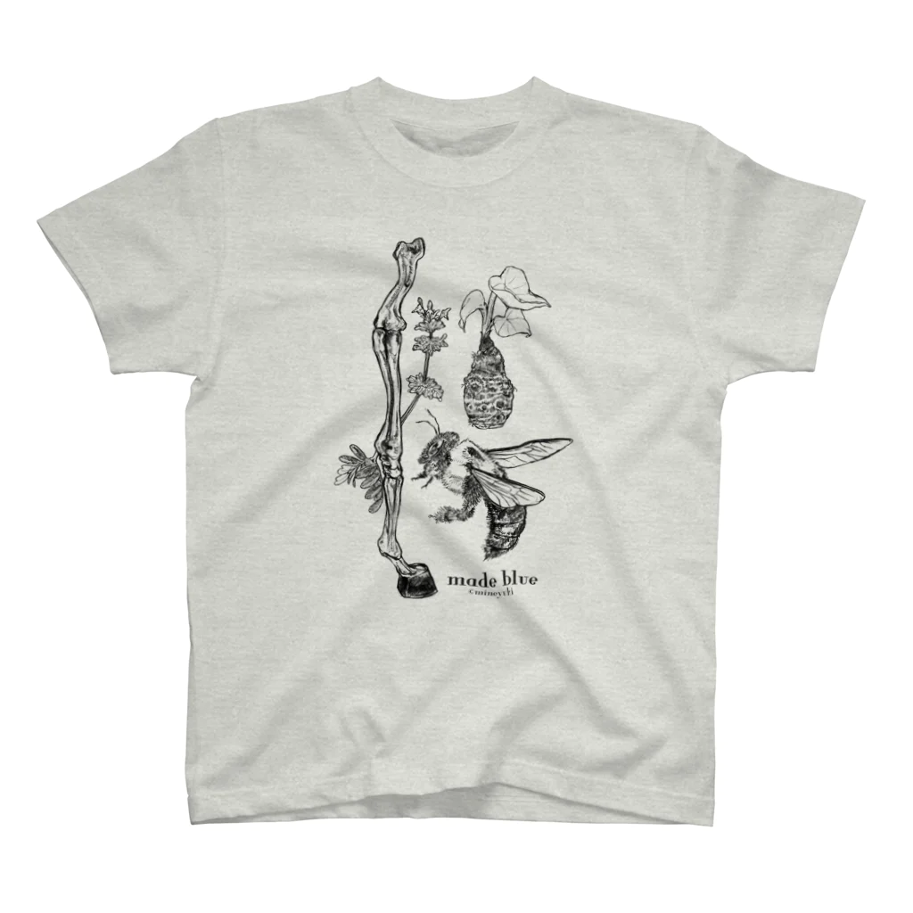 made blueのKumanbachi , Bone of house & Spring plants スタンダードTシャツ