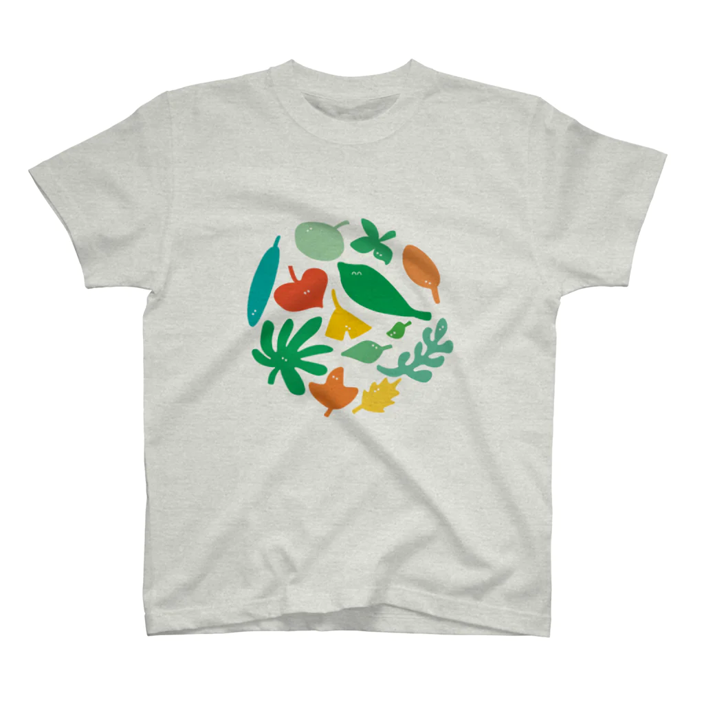 おばけ植物園の葉っぱのおばけたち スタンダードTシャツ