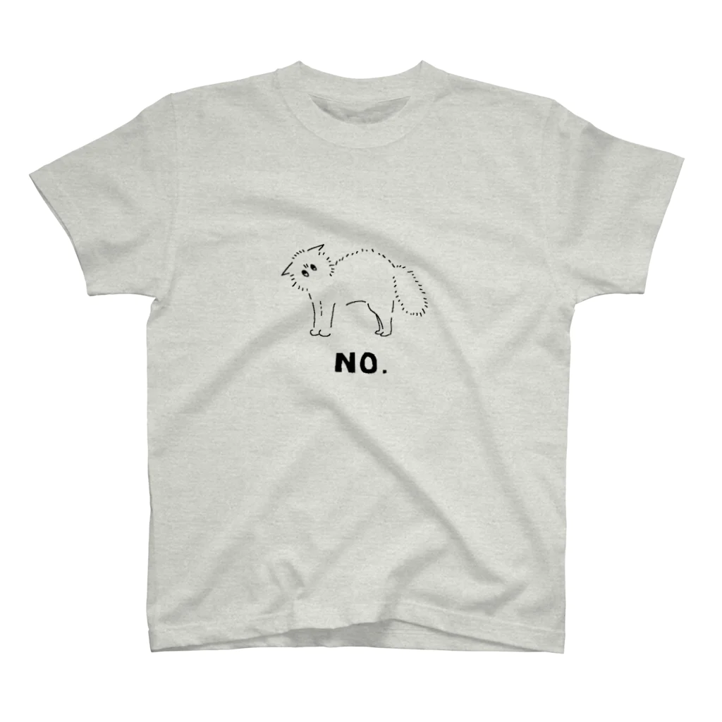 こころのクリニックのNOねこ スタンダードTシャツ