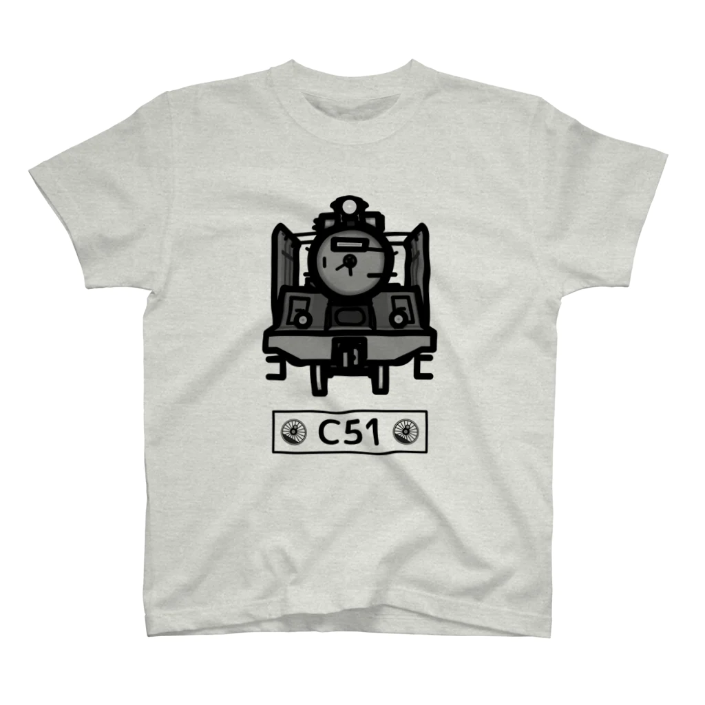 これから企画の「C51」蒸気機関車  スタンダードTシャツ