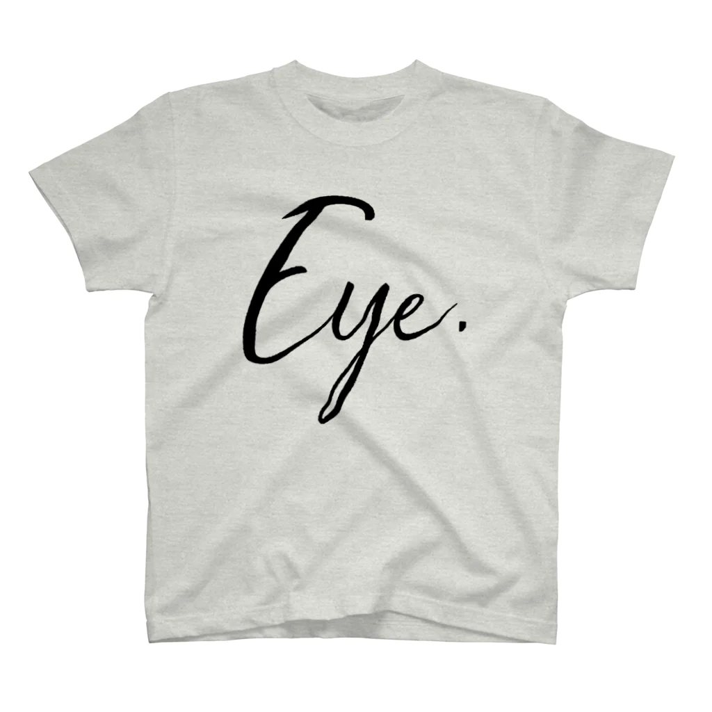 Eye.のEye.suzuri Black Regular Fit T-Shirt