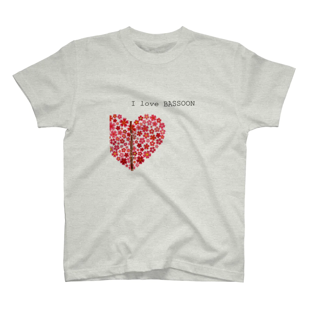 Momo SakuraのI LOVE BASSOON　ファゴットTシャツ Regular Fit T-Shirt