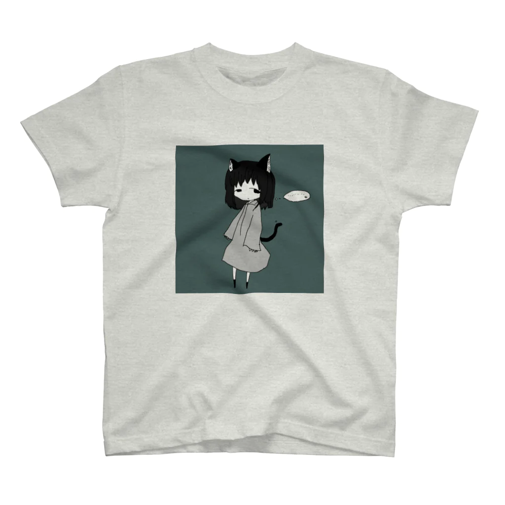 おもちのさなぎ。のねこ スタンダードTシャツ