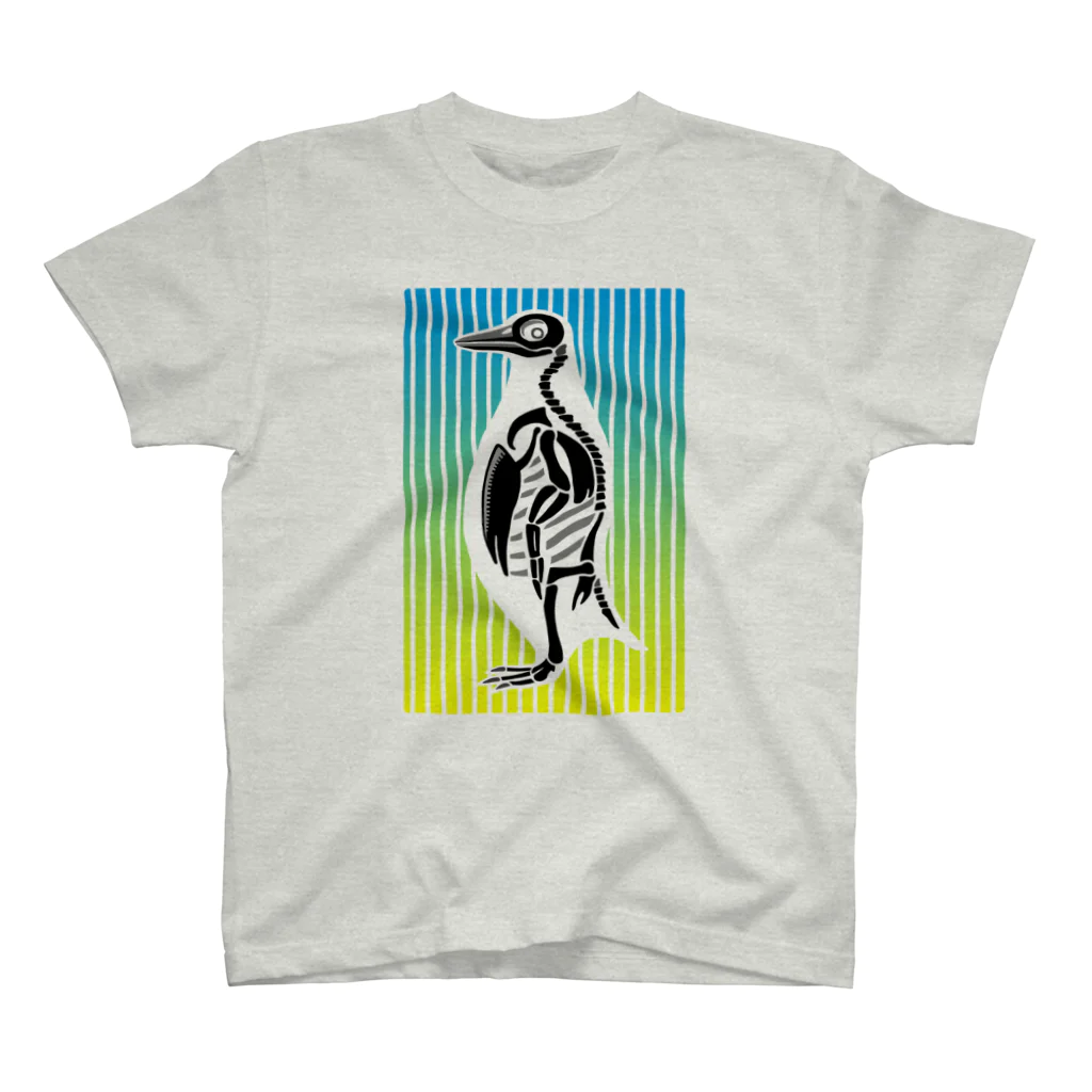 やまもりのPenguin's skeleton Regular Fit T-Shirt