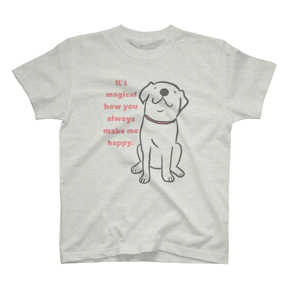 Dog Drawer Drawn by Dogのラブラドールレトリーバー 티셔츠