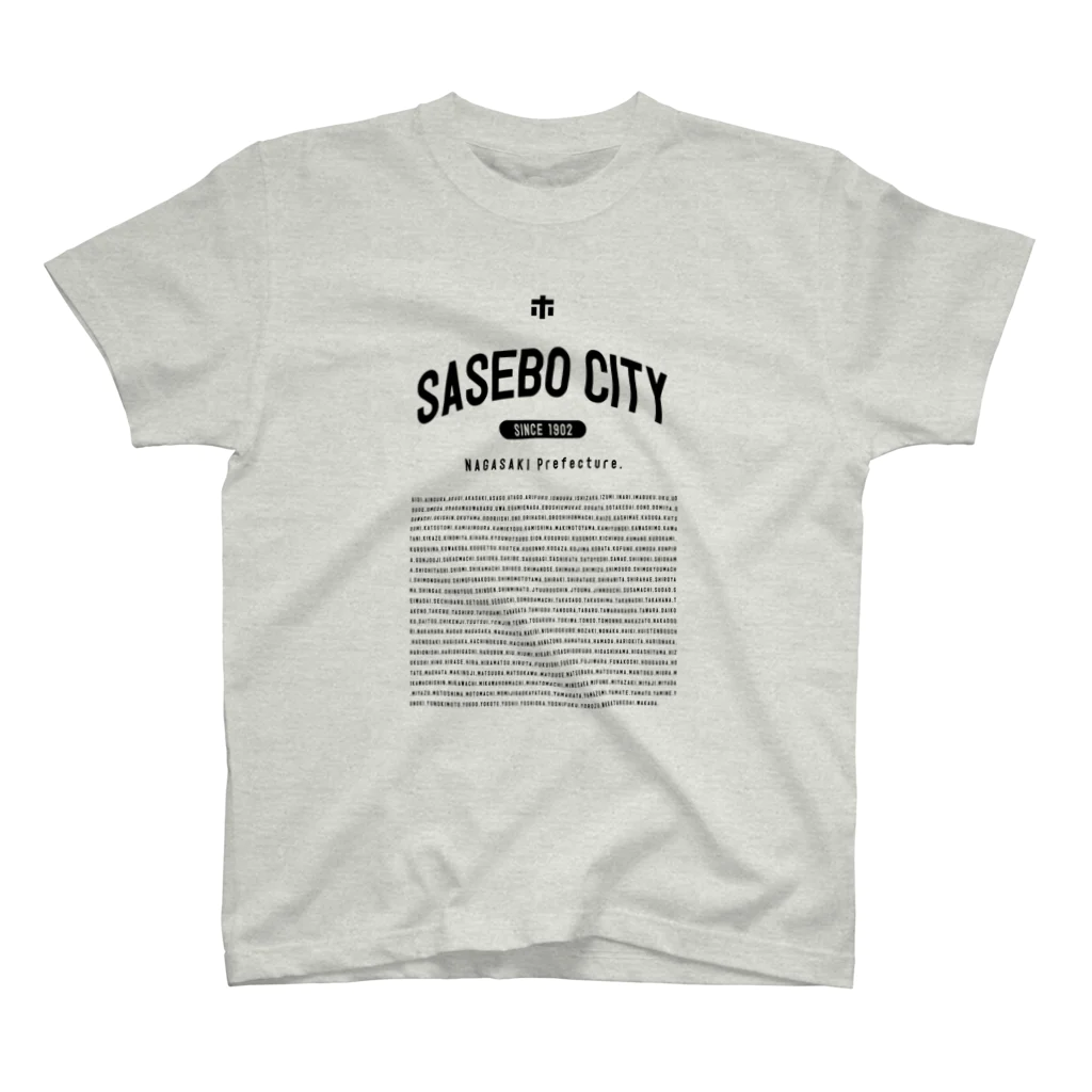 SASEBO CITY SHOPのSASEBO CITY カレッジパターン スタンダードTシャツ