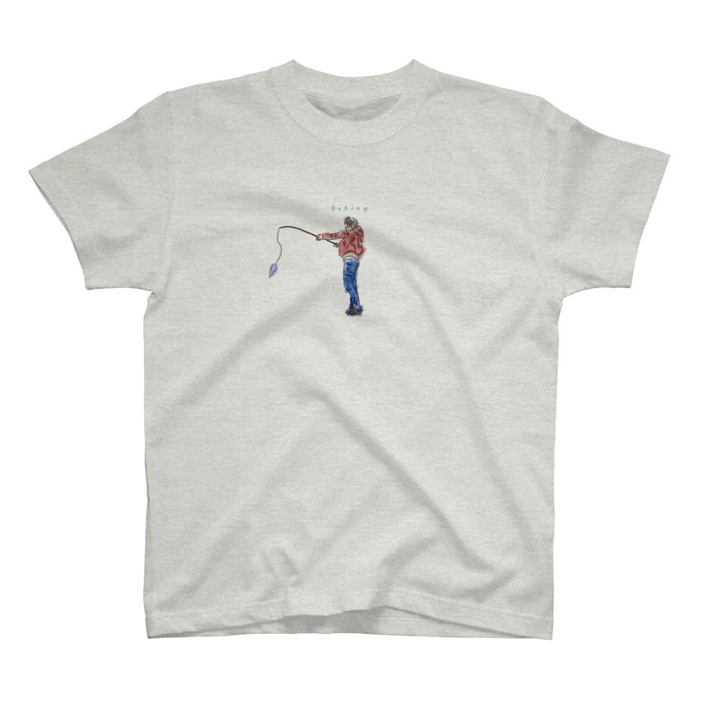 U-HU-HUの釣り人(カラー) Regular Fit T-Shirt