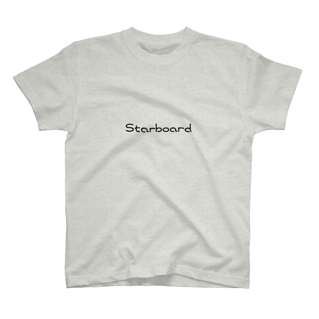 StarboardDesignのStarboard（スタボー）【前面】 スタンダードTシャツ