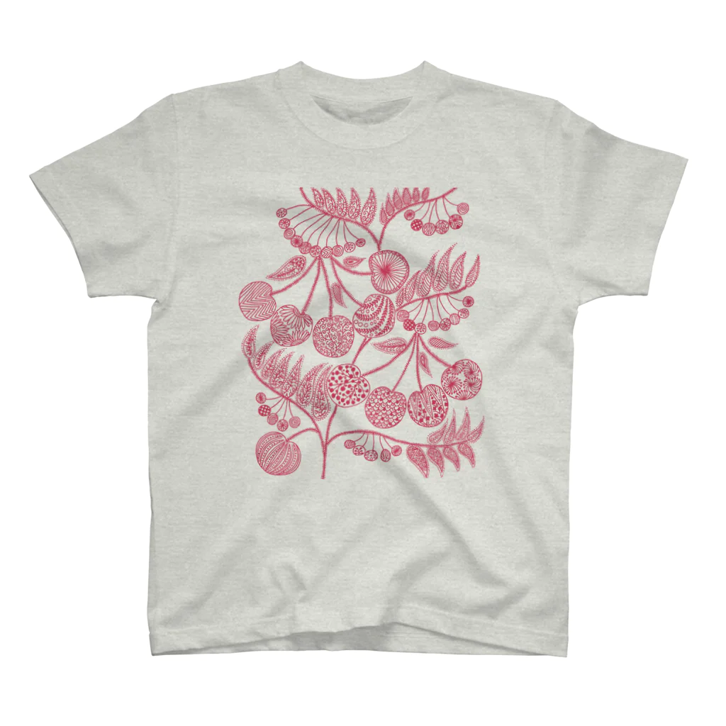 TSUTOMUiDaのTSUTOMUiDa_drawing10_CHERRY スタンダードTシャツ