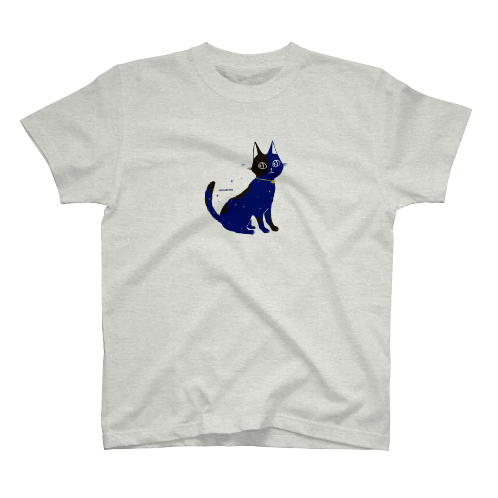 LEMON＊LEMON＊TETRAの瞬く星空の猫 Regular Fit T-Shirt