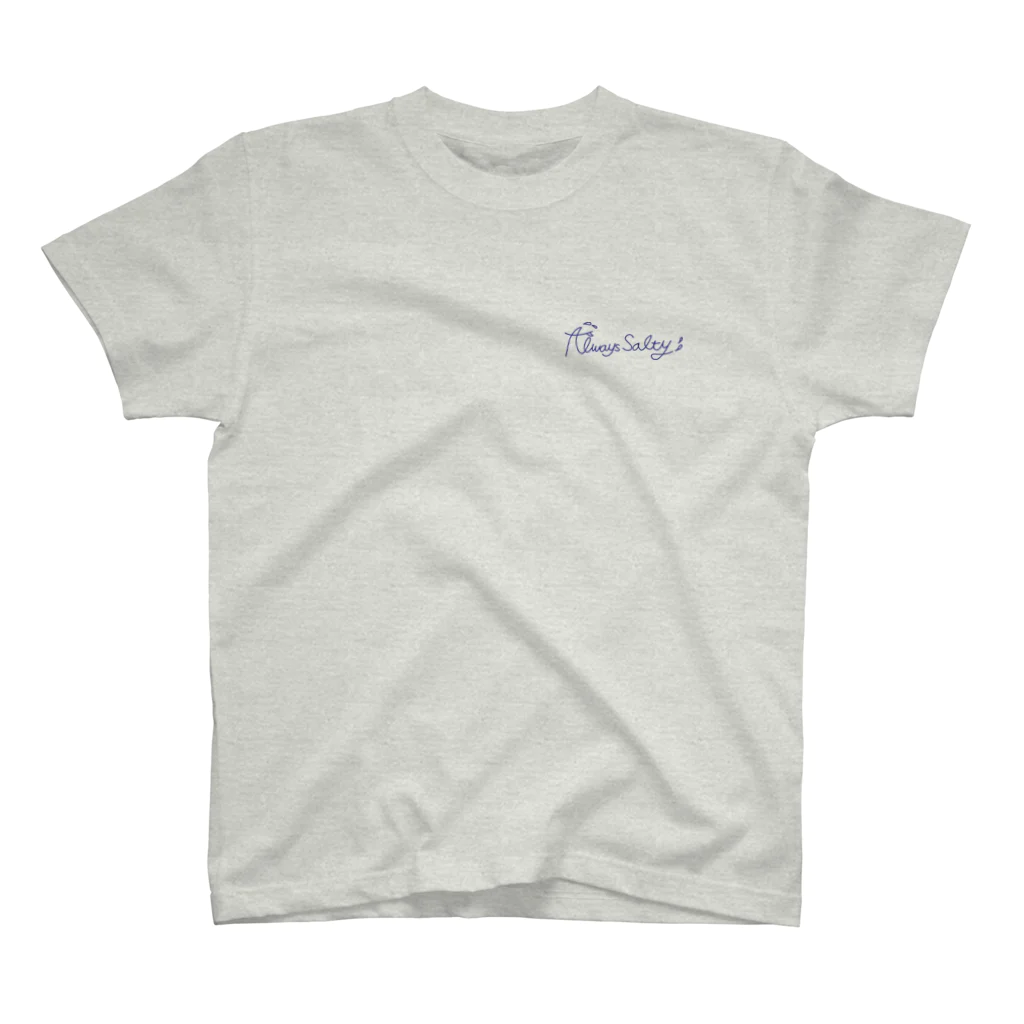 Always SaltyのAlways Saltyシンプルロゴ スタンダードTシャツ