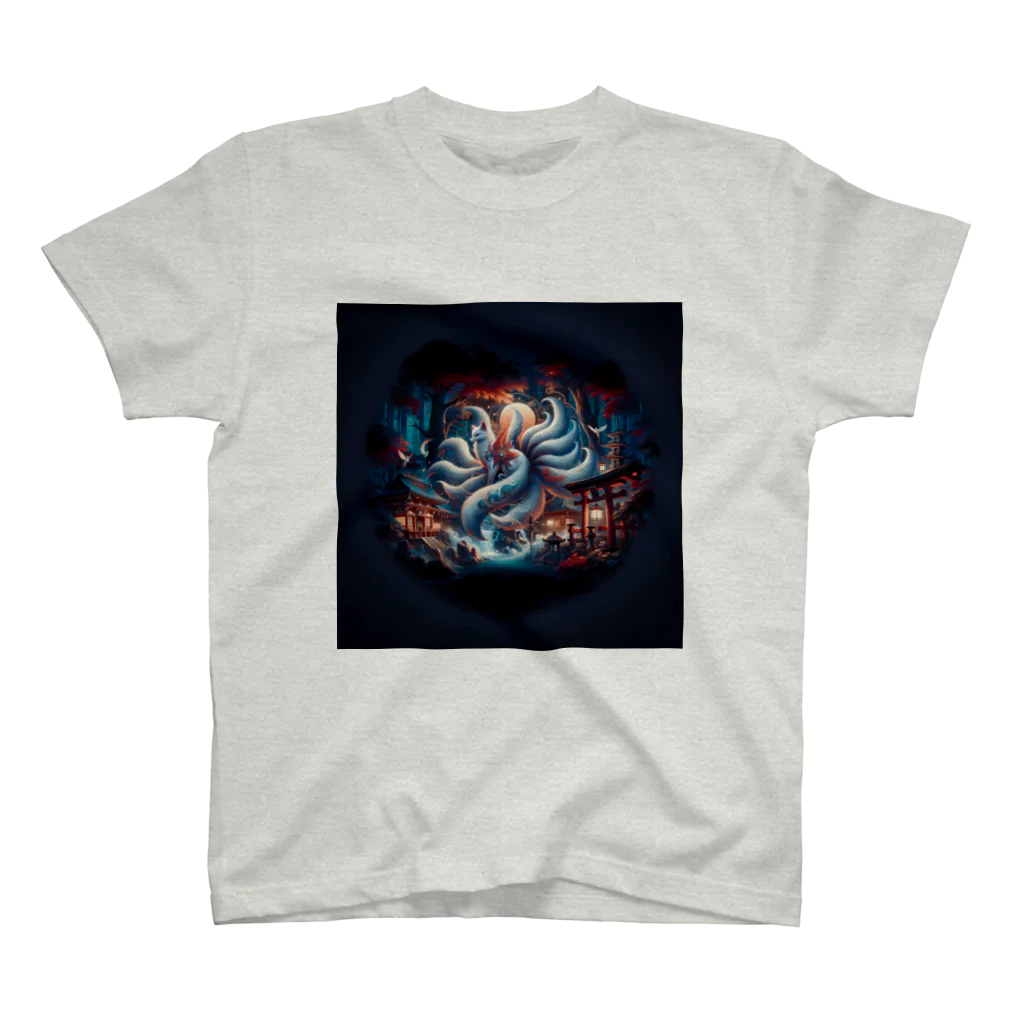 kyuubi_no_kitsuneの九尾の狐　nine tailed fox スタンダードTシャツ