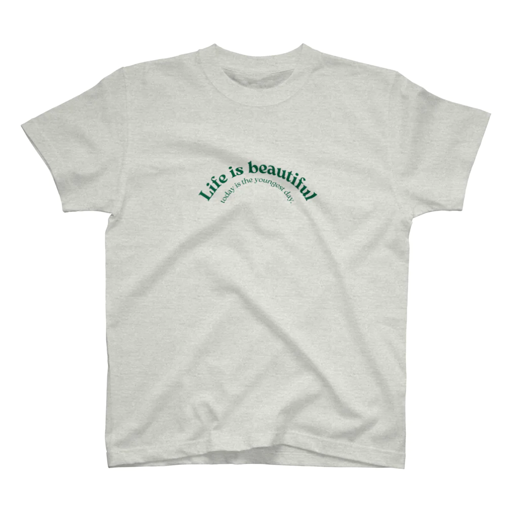 123queseraseraのLife is beautiful goods スタンダードTシャツ