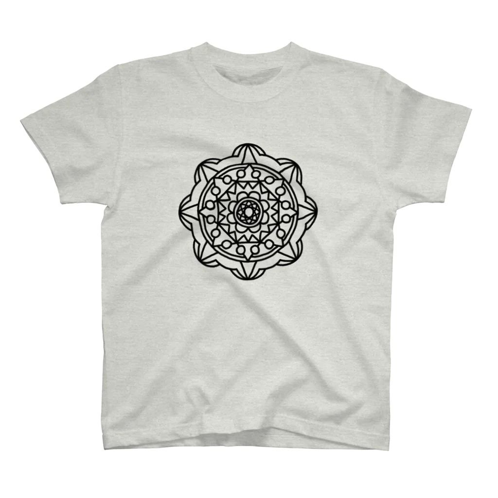 ARIGATOU-81のMANDALA •2• (B) スタンダードTシャツ