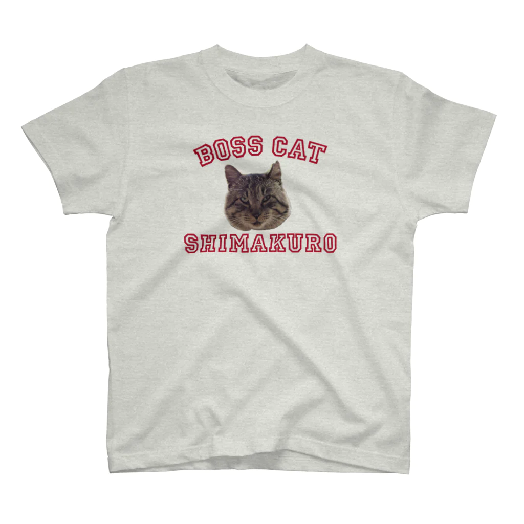 Twelve Catsのボス猫しまくろう スタンダードTシャツ