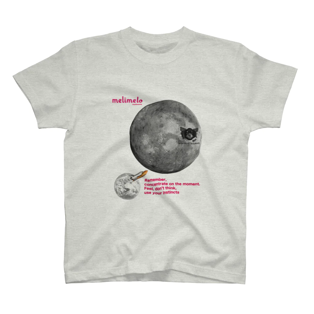 nochio worksのMOON2 スタンダードTシャツ