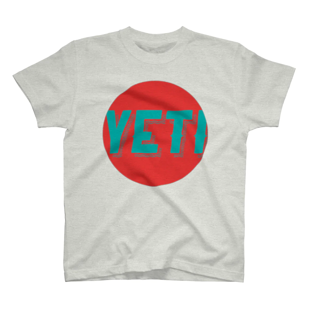 YETIMEETSのYeti meets girl (red) スタンダードTシャツ